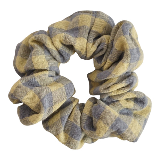 Chouchou • Carreaux jaunes/bleus