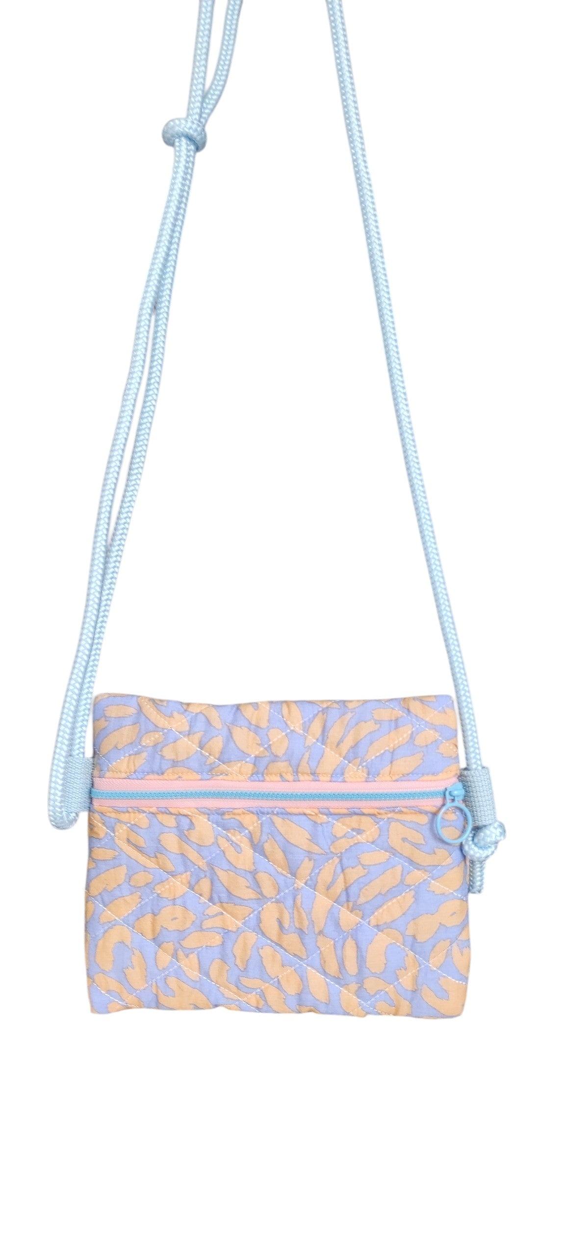 Sac Mini Léopard Mauve Bleuté
