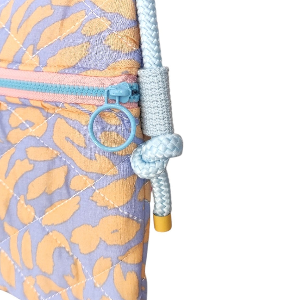 Sac Mini Léopard Mauve Bleuté