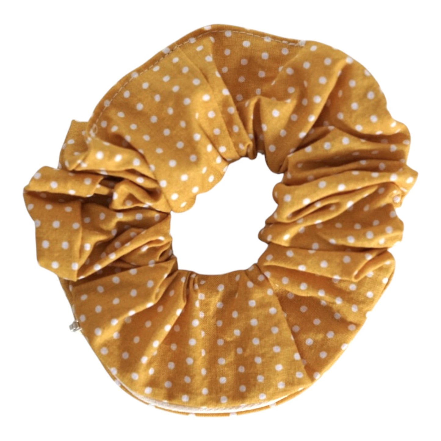 Chouchou pochette • Pois jaune