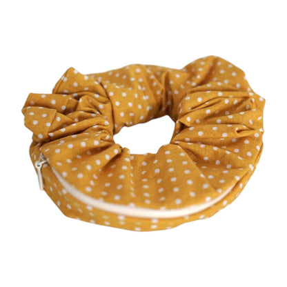 Chouchou pochette • Pois jaune
