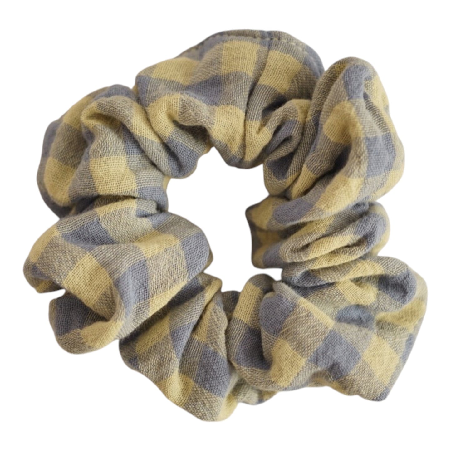 Chouchou • Carreaux jaunes/bleus