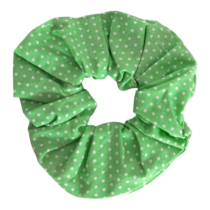 Chouchou pochette • Pois vert