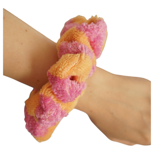 Chouchou • Eponge orange/rose